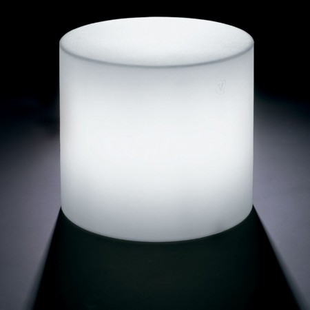 Pouf cilindro BLOK con luce, LYXO