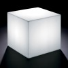 BLOK cube pouf with light, LYXO