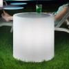 BLOK cylinder coffee table with light, LYXO