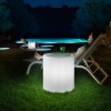 Home fitting CYLINDER coffee table with light, LYXO