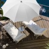 ULISSE sunbed, Crema Outdoor