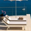 Lettino prendisole ULISSE, Crema Outdoor