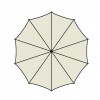 PAGODA umbrella, Crema Outdoor
