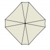 Ombrellone ZEFIRO, Crema Outdoor