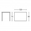SUMMER rectangular table, Scab Design