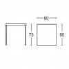 SUMMER square table, Scab Design