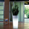 GAIA round cachepot vase with light, LYXO