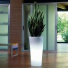 GENESIS round cachepot vase with light, LYXO