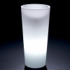 Vaso cachepot rotondo GAIA con luce, LYXO
