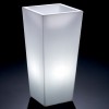 GENESIS square cachepot vase with light, LYXO