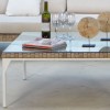 Coffee table with glass 95x95, Brafta collection, Skyline Design