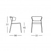 LISA WOOD armchair, Scab Design