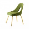 ME chair with satin effect brass legs, Scab Design
