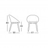 NATURAL GIULIA POP armchair, Scab Design