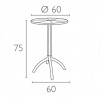 OCTOPUS 60 round table, Siesta Exclusive