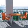 MANGO ALU square table, Siesta Exclusive