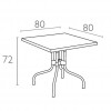 FORZA tilting square table, Siesta Exclusive