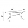 IBIZA 180 rectangular table, Siesta Exclusive