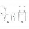 ISY TECHNOPOLYMER chair, Scab Design