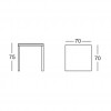 MIRTO square table, Scab Design