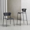LISA TECHNOPOLYMER stool, Scab Design