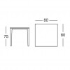 TIMO square table, Scab Design