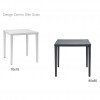 TIMO square table, Scab Design
