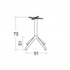 NEMO and MAXI NEMO table base, Scab Design