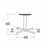 DOMINO and MAXI DOMINO table base, Scab Design