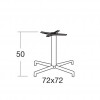 DOMINO and MAXI DOMINO table base, Scab Design