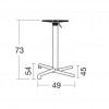 DOMINO tilting table base, Scab Design