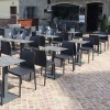 Basamento tavolo TIFFANY, base quadrata e colonna 80x80mm, Scab Design