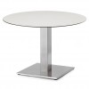 Basamento tavolo TIFFANY, base quadrata e colonna 80x80mm, Scab Design
