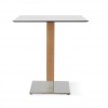 Basamento tavolo NATURAL TIFFANY con base quadrata, Scab Design
