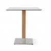 NATURAL TIFFANY table base with square base, Scab Design