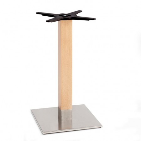 Basamento tavolo NATURAL TIFFANY con base quadrata, Scab Design