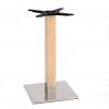 Basamento tavolo NATURAL TIFFANY con base quadrata, Scab Design