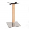 Basamento tavolo NATURAL TIFFANY con base quadrata, Scab Design