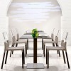 Basamento tavolo NATURAL TIFFANY con base quadrata, Scab Design