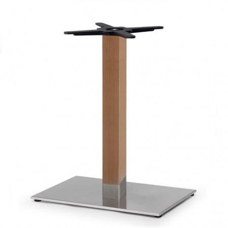 NATURAL TIFFANY table base with rectangular base, Scab Design