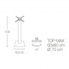 TIFFANY table base, square base and round column, Scab Design