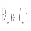 ALICE chair with sledge frame, Scab Design