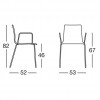 ALICE chair with armrests, Scab Design