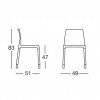 CHLOE' TREND MON AMOUR chair, Scab Design