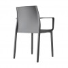 CHLOE' TREND MON AMOUR chair with armrests, Scab Design