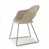 Poltrona LADY B POP telaio a slitta, Scab Design