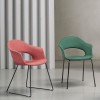 Poltrona LADY B POP telaio a slitta, Scab Design