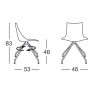 ZEBRA ANTISHOCK trestle chair, Scab Design