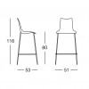 ZEBRA ANTISHOCK stool, Scab Design