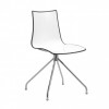 ZEBRA BICOLORED trestle chair, Scab Design